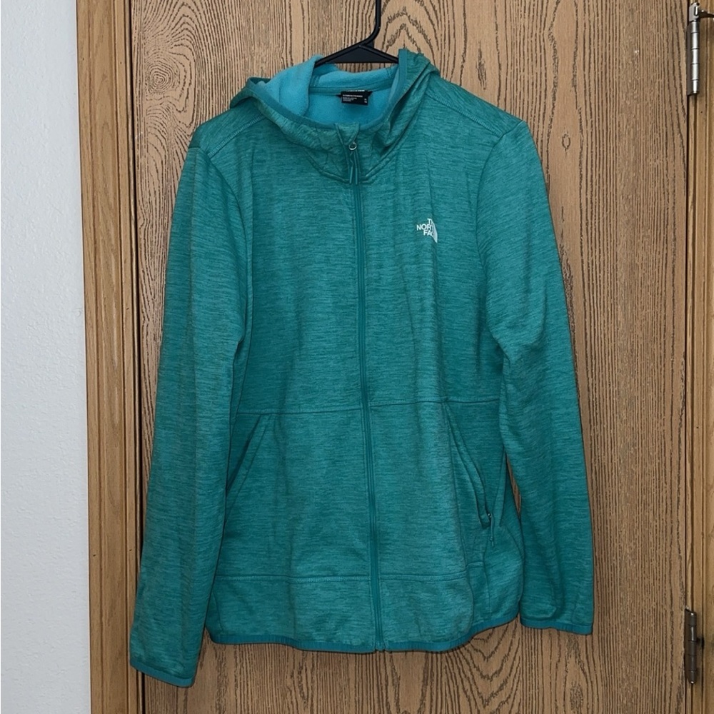 North face full zip with hood xl